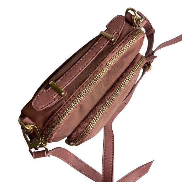 Sol and Selene Nylon Crossbody Bag Dusty Pink Small Bag - Picture 6 of 11